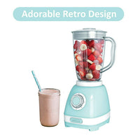 Brentwood 2-Speed Retro Blender With 50 Ounce Plastic Jar