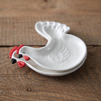 Rooster Plates - Set Of 2