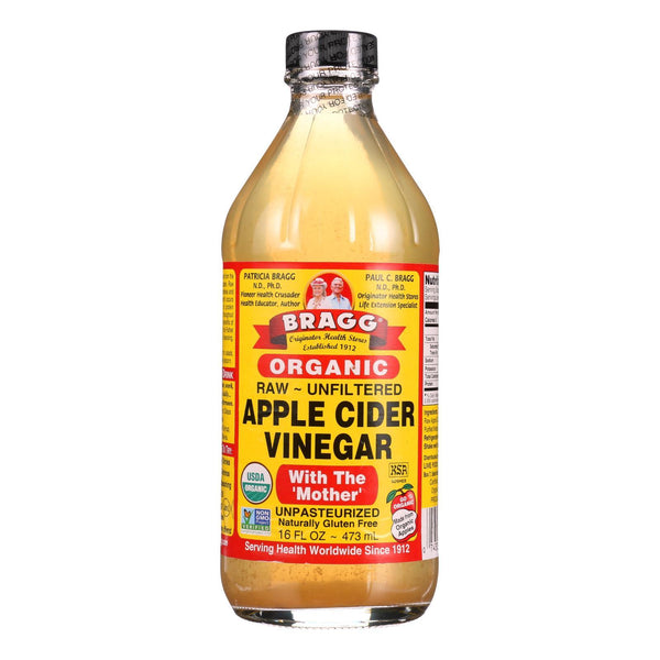 Bragg - Apple Cider Vinegar - Organic - Raw - Unfiltered - 16 Oz. - Case Of 12