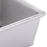 1 Lb. Glazed Aluminized Steel Bread Loaf Pan - 8 1/2" x 4 1/2" x 2 3/4"