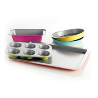 Gibson Home Color Splash Lyneham 5 Piece Carbon Steel Bakeware Set - Coffin's Mercantile, LLC